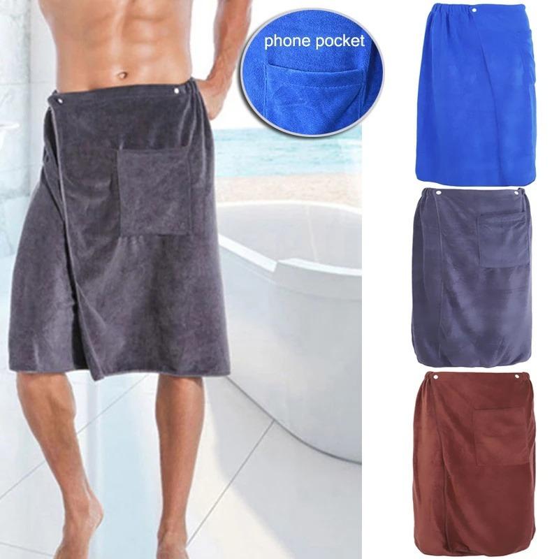 1Pc Men's Soft Polyester Bath  - огляд і ціна Beach Towel Large